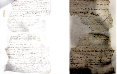 Figure 5. List of births located on loose pages in the John Vann Papers at the North Carolina State Archives. They include birthdates for people born in captivity on the Vann plantation in the 1810s and 1820s. 